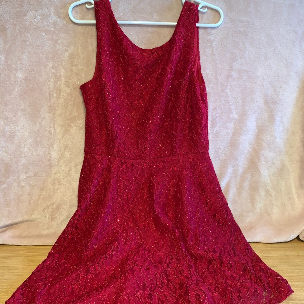 Sparkling Red Dress